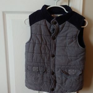 Lined boys vest